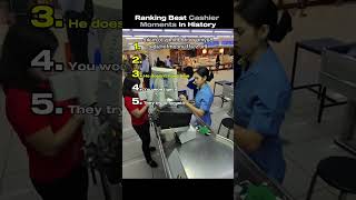 Ranking Best Cashier Moment #cashier #supermarket  #ranking #tiktok