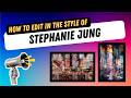 How to edit a city photo in the style of Stephanie Jung