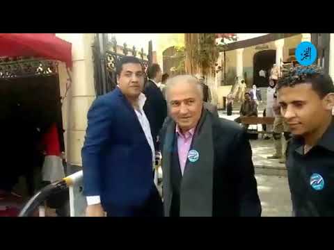 الشاعر فاروق جويدة يدلي بصوته في الاستفتاء على التعديلات الدستورية 