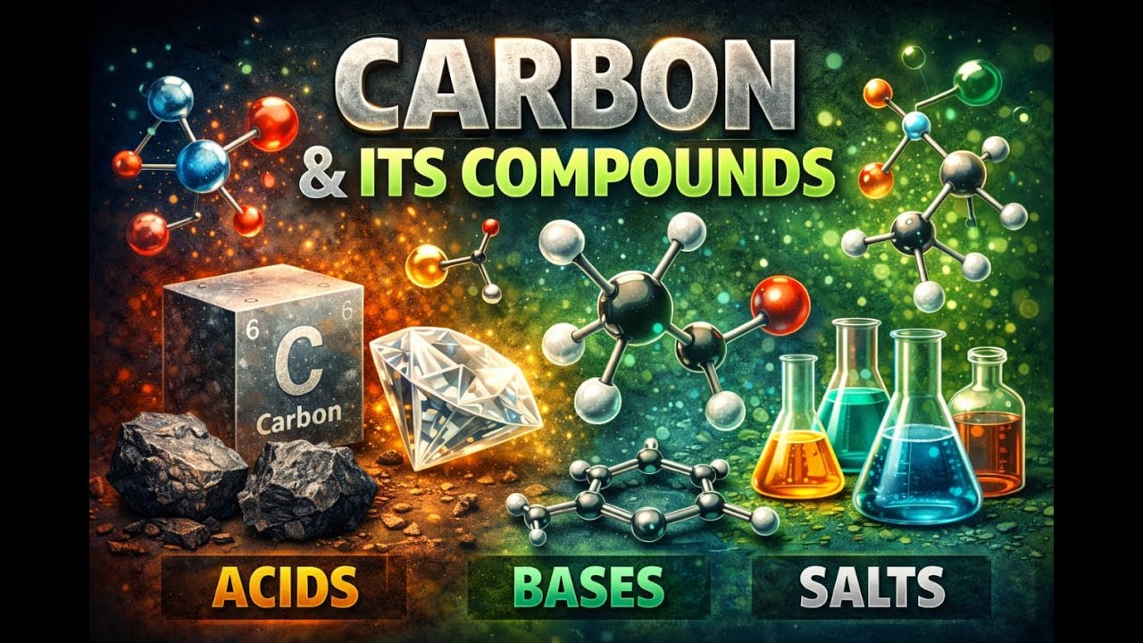 CARBON AND ITS COMPOUNDS I   PART 2 I 10th standard I