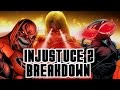 Injustice 2 Gameplay Breakdown! Easter Eggs! Stage Transitions and More!