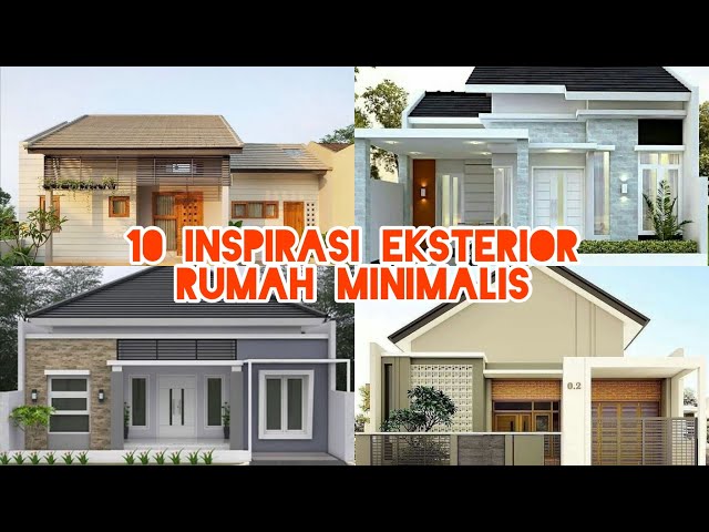 Inspirasi Eksterior Rumah Minimalis/Tampak Depan Rumah class=
