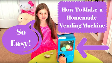 How To Make a Homemade Vending Machine. Vend squishies, candy and toys