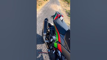 Aprilia V4 Akrapovic Exhaust Sound #bike #custombikes #shortvideo #shorts