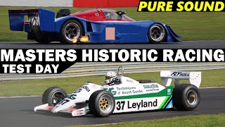 Masters Historic Test Day | Pure Sound | F1 & Le Mans | Donington Park | 7/3/23