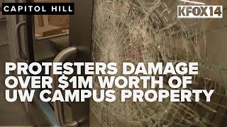 Pro Palestinian protesters cause $1M in damage to UW engineering building, equipment