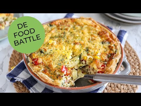 HARTIGE TAART MET COURGETTE EN MAIS | LEKKER EN SIMPEL