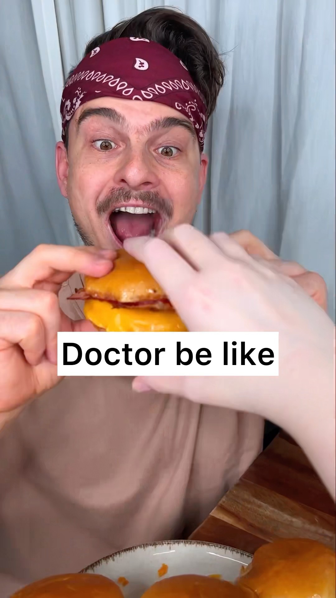 How to take someones BURGER and FRIES like a doctor??❤️?| CHEFKOUDY