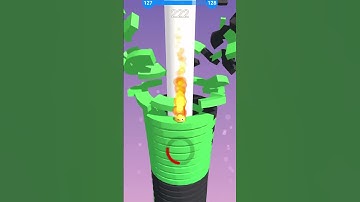 🤡🫠Stack Ball 3D 🧓😍Level- 127 🏀Gameplay On (iOS)✅ #trending #viral #youtubeshorts #shorts