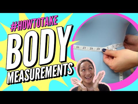 How to Take Body Measurements for Basic Bodice , Sleeves & Skirt ...