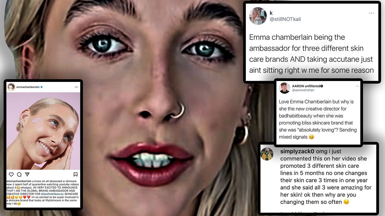 Emma Chamberlain on How to Treat Cracked Lips While on Accutane