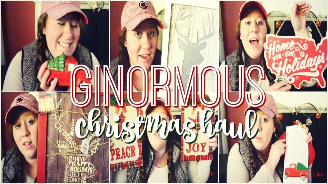 GINORMOUS Christmas Haul (TARGET $1 SPOT, DOLLAR TREE, AT HOME, & MORE!) | Winter 2016