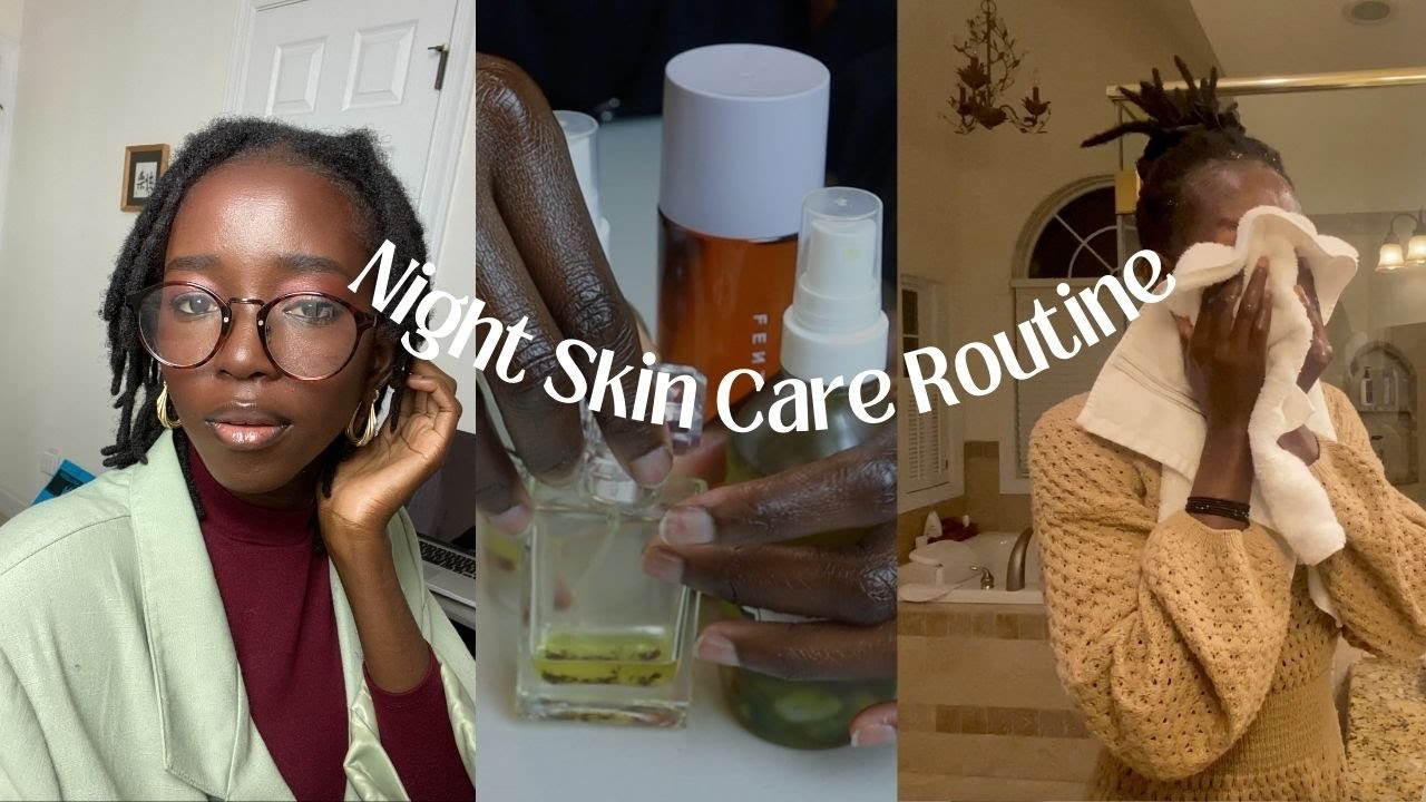 Night Time Skin Care Routine Infused Rose and Basil Face Mask YouTube