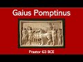 Gaius pomptinus praetor 63 bce