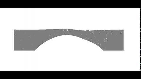 Discrete element modelling of a masonry arch bridge