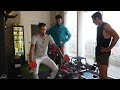 KNEES OVER TOES GUY invites me to a killer workout!! Gives 3 key exercises to strengthen knees