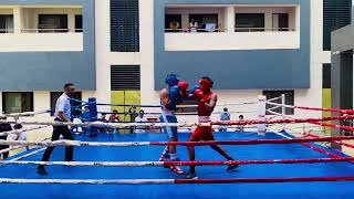 Gujarat State Boxing Championships for SENIOR: MEN 63+67 kg final mohammedfaizan vs aniket