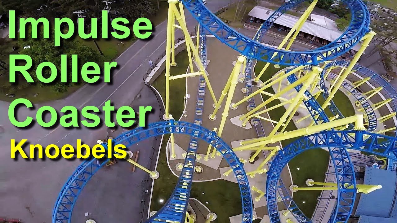 Impulse Roller Coaster Front Seat On Ride GoPro HD POV Knoebels - YouTube