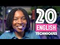 20 Proven Techniques For Boosting Your English Speaking Skills