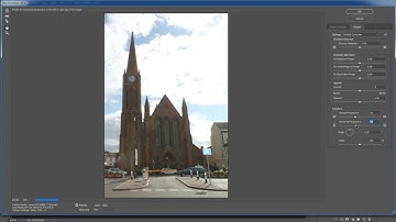 Lens correction & vignetting (Photoshop)