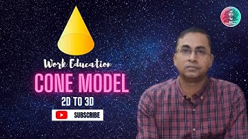 cone I out of paper  I 3d geometric shapes  I 3d math models I work education I  diy I saroj subudhi