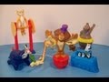 2012 MADAGASCAR 3 SET OF 6 McDONALD'S HAPPY MEAL MOVIE TOY'S VIDEO REVIEW