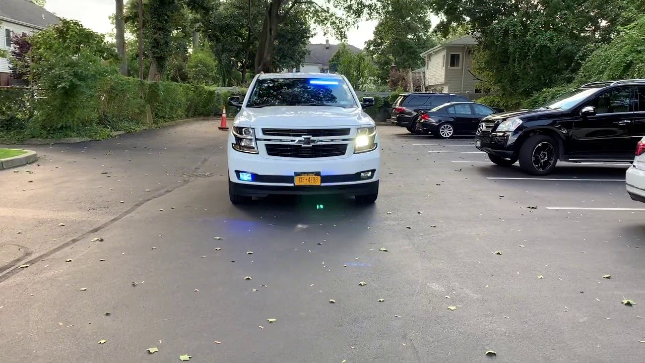 2018 Tahoe with Feniex & Strobes N’ More Atom Rocker Panel LED Light