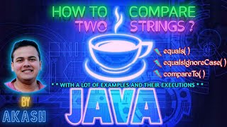 HOW TO COMPARE TWO STRINGS IN #JAVA ?