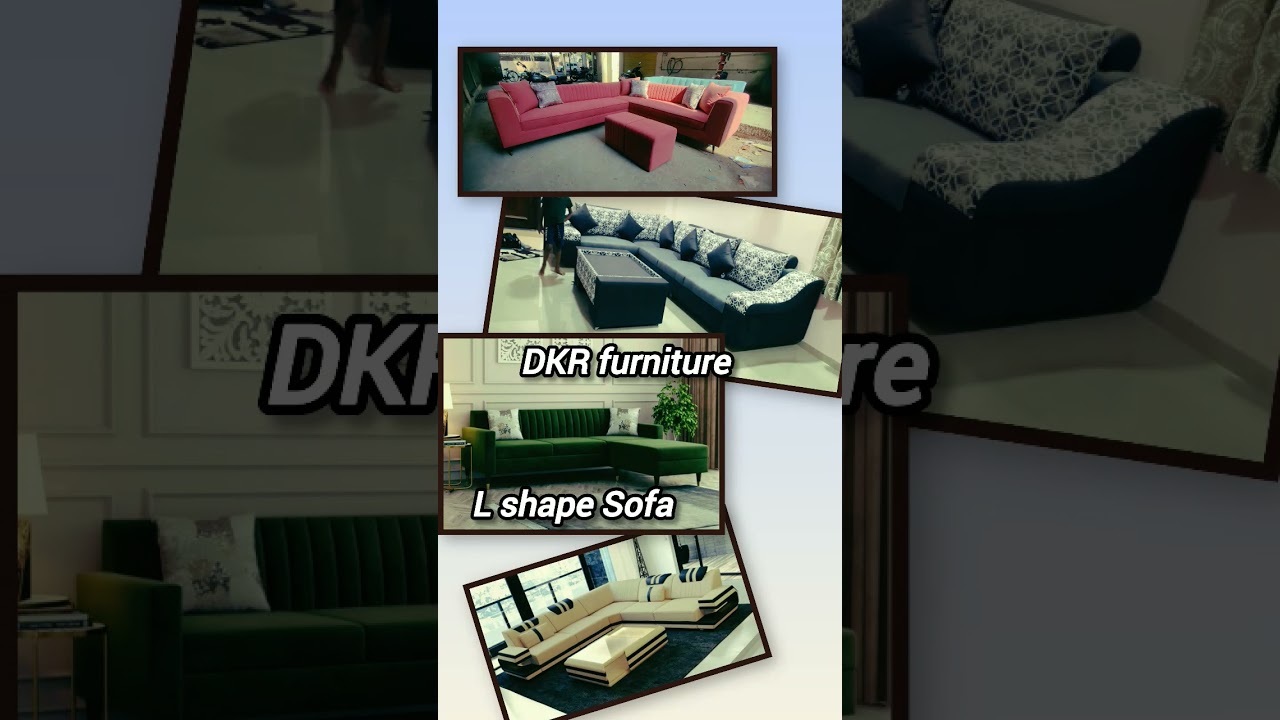 asthetic L shape sofa set by DKR furniture 