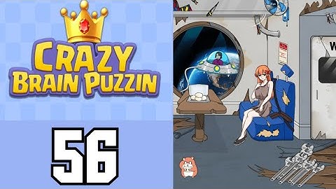 Crazy Brain Puzzle Level 56 Moon Drift | Game Walkthrough