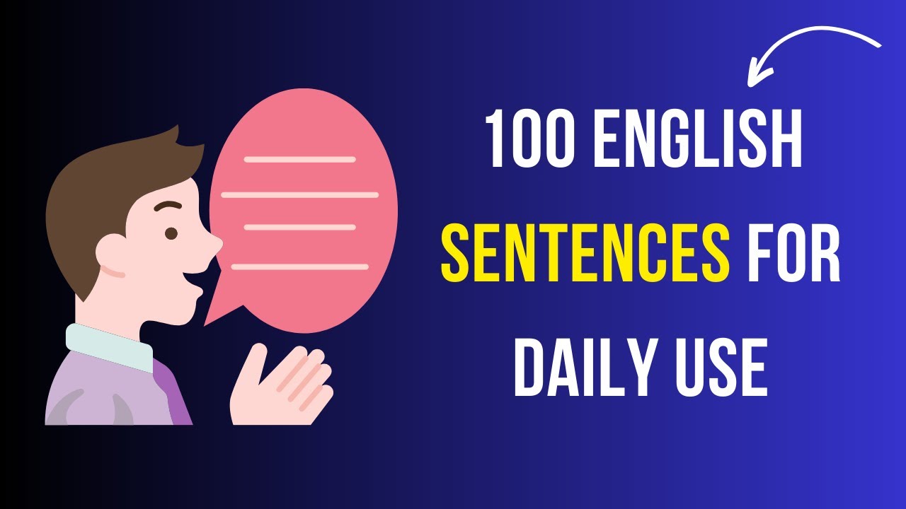 100 English Sentences for Daily Use | English Speaking Practice - YouTube