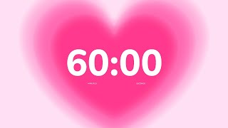 timer 60 minutes - Pink Heart🩷