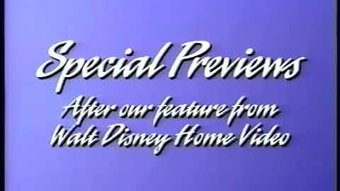 Special Previews After our Feature from WDHV/Feature Presentation Combo 1