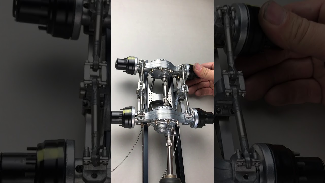 ScaleClub axle diff lock & output shaft power lock/unlock display - YouTube