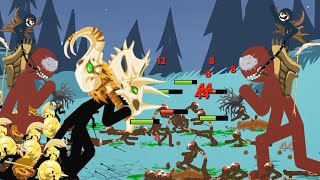 Big Giant Vs Big Kai Rider Vs Giant Zombie Boss - Stick War Legacy