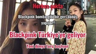 Blackpi̇nk Türki̇yeye Geli̇yor Blackpi̇nk Dünya Turu Yeni̇ Şarki