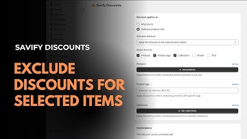 Savify Discount Applies To: Include or Exclude Specific Items Easily | KlinKode