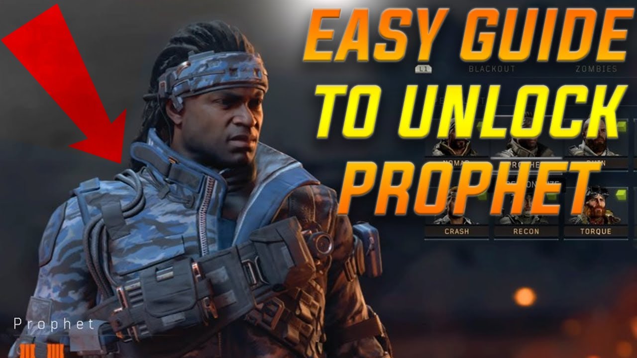 How to Unlock Prophet in Blackout! Call of Duty Black Ops 4 Blackout characters unlock