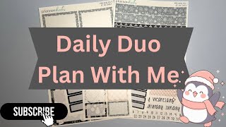 ✨ Daily Duo Plan With Me | Cozy Winter Planning ✨