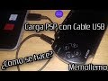 como hacer un cable para cargar PSP por USB | fat, slim y 3000 |