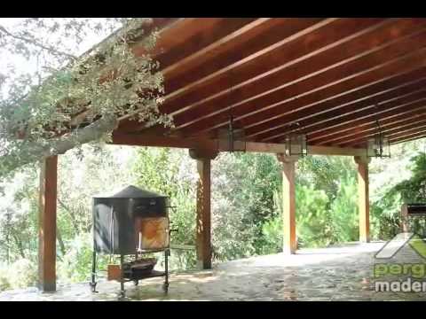Porches de madera - Pergomadera - Porches en Madrid - YouTube
