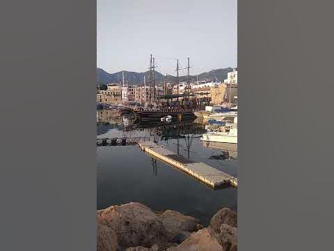 Морская жизнь. Северный Кипр. Кирения. Гирне. - YouTube