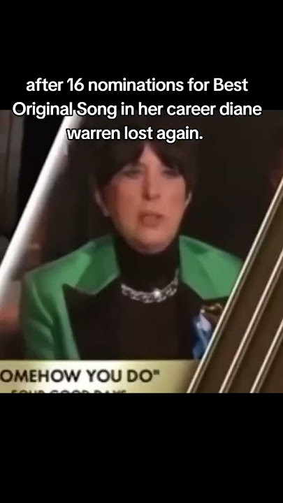 Diane Warren lost at the Oscars again? 16 times #tiktok #oscars #viral
