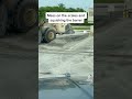 Loader man accidentally squished barrel. #trucking #truckguy #comedy #dumptruck #quarry