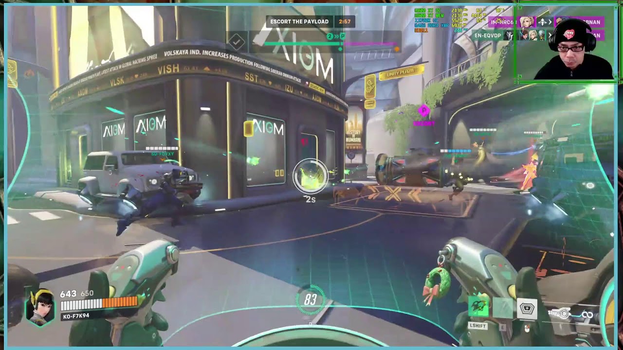 Old man playing overwatch testing obs studio v29 intel quicksync h 264