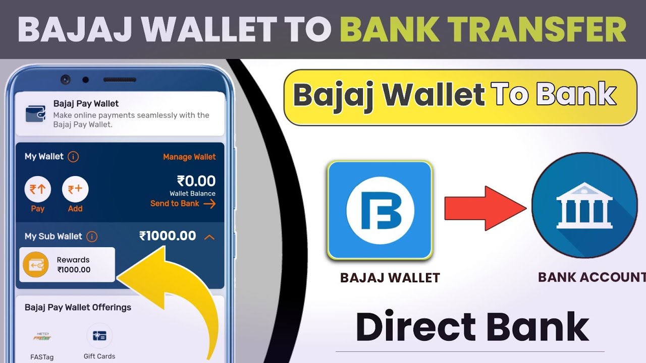 🔥 BAJAJ WALLET MONEY TRANSFER TO BANK BAJAJ FINSERV WALLET TO BANK TRANSFER BAJAJ WALLET TO