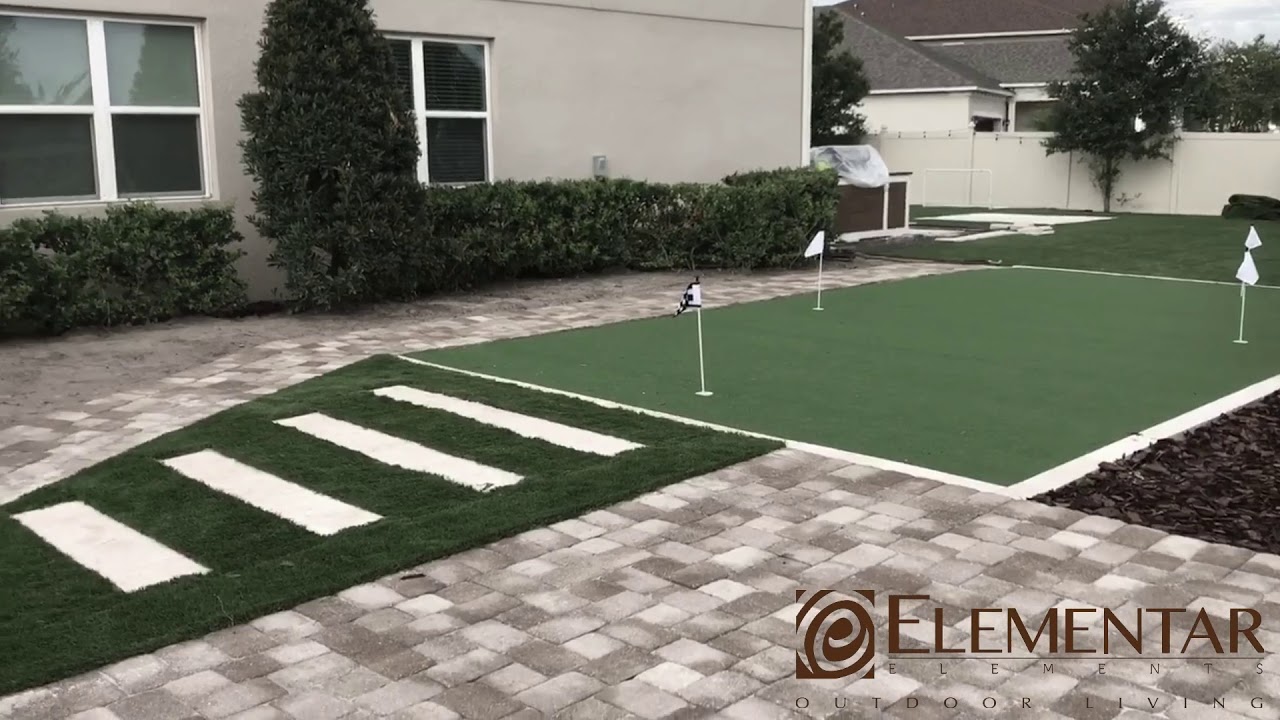 Work of the day (Backyard Golf)