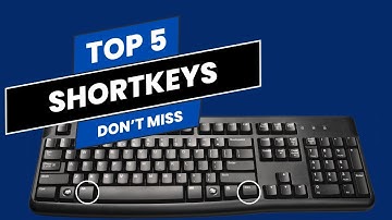 Top 5 Shortcut Keys of Computer (Windows 11) #KeyboardShortcuts
