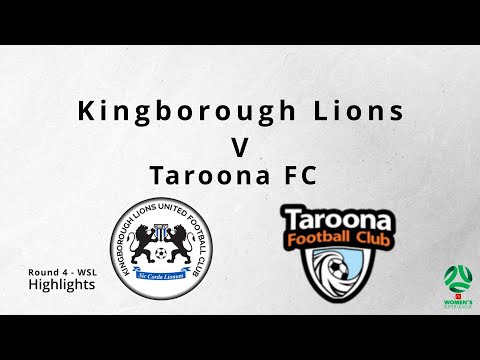 Kingborough Lions v Taroona FC WSL Round 4 Highlights ⚽️🔥 — football highlights