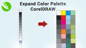 How to Expand Color Palette in CorelDraw